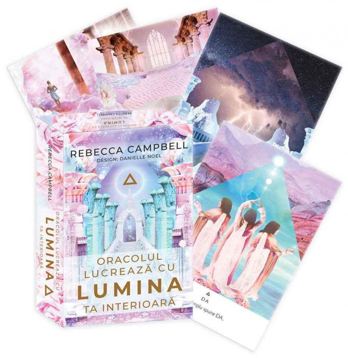 Oracolul Lucreaza cu Lumina Ta Interioara. Set de 44 carti-oracol si un ghid de Rebecca Campbell [1]