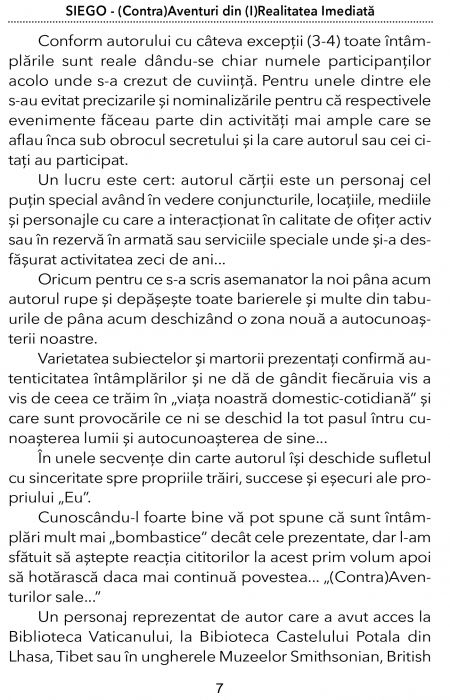 SIEGO - (Contra)Aventuri din (I)Realitatea Imediata de Emil Strainu [4]