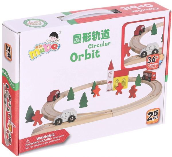 Pista circulara de curse din lemn Mubei TOYS [1]