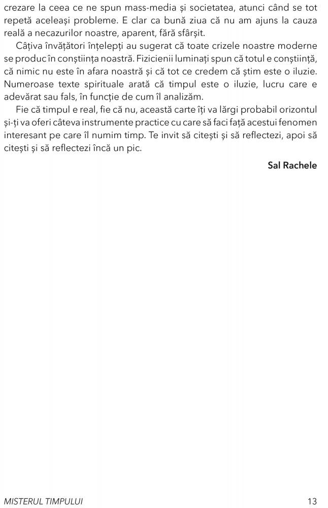 Misterul timpului de Sal Rachele [10]