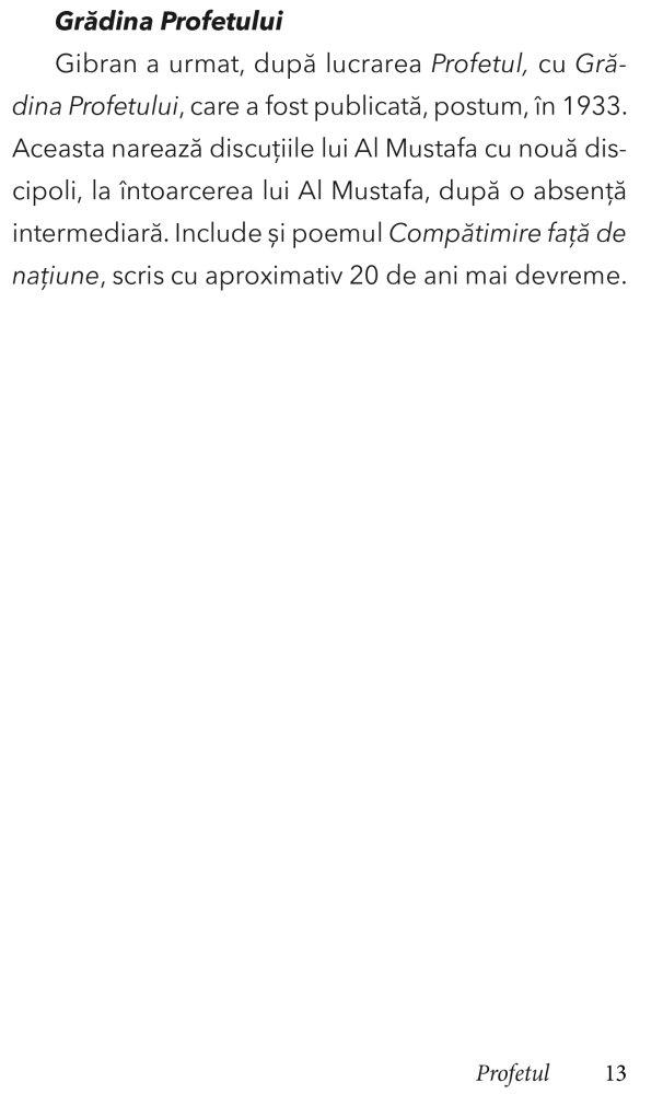 Profetul de Khalil Gibran [6]