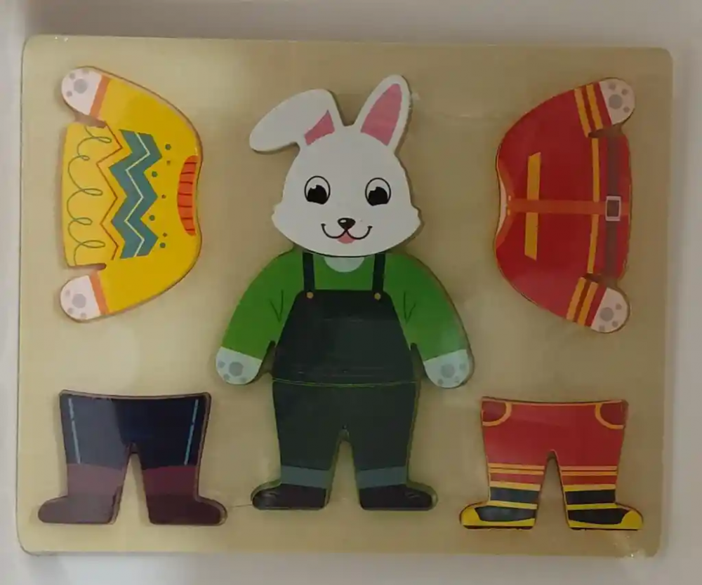 Puzzle 3D educativ incastru Montessori, modele diferite, 3 ani+ - Ileana  Prodexim [4]