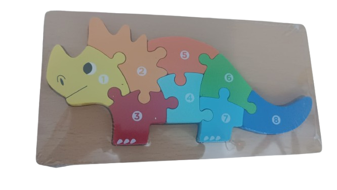 Puzzle 3D Excavator Montessori [5]