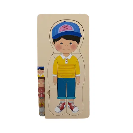 Puzzle Stratificat Corpul Uman – Baiat - Ileana Prodexim [1]