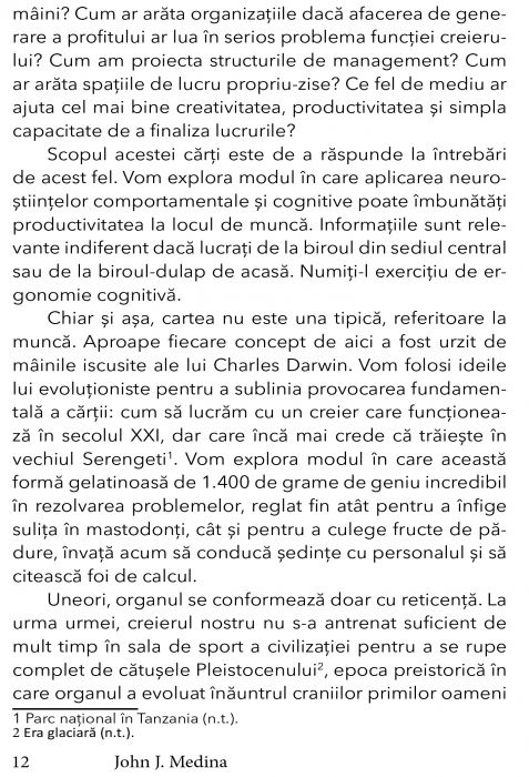 Regulile creierului pentru munca de John J. Medina [6]