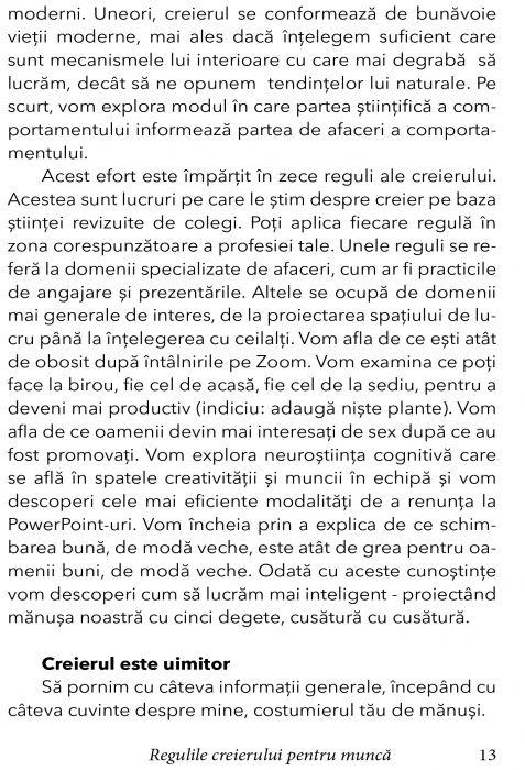 Regulile creierului pentru munca de John J. Medina [7]