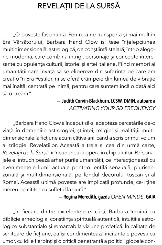 Revelatii de la sursa de Barbara Hand Clow [2]