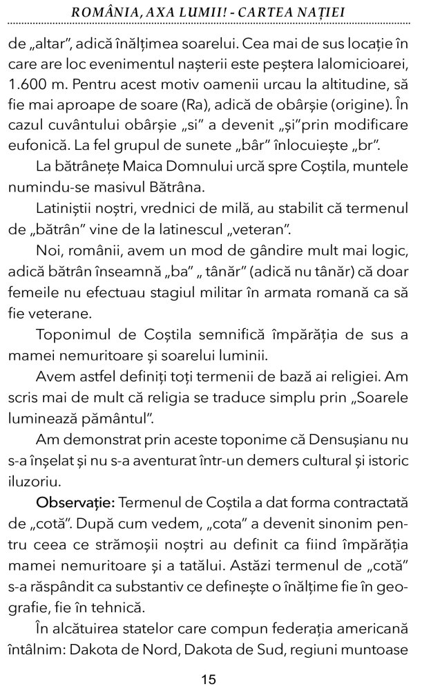ROMANIA, AXA LUMII! CARTEA NATIEI de Vasile Manea, Emil Strainu [6]