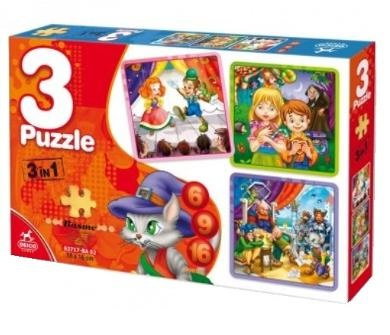 Set 3 Puzzle Basme 6, 9, 16 Piese #76540 [1]