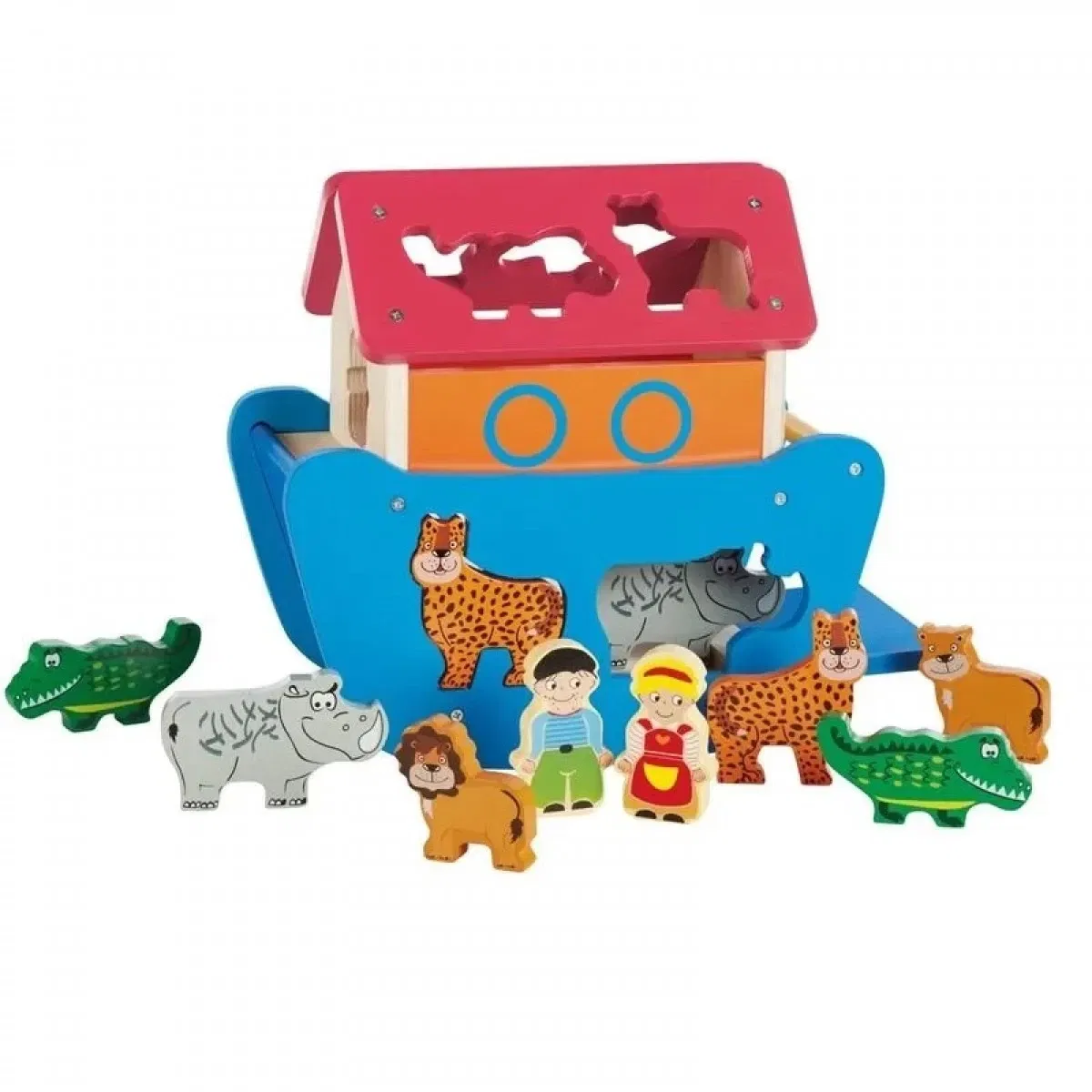 Set din lemn Arca lui Noe. 11 Piese - Ileana Prodexim [2]