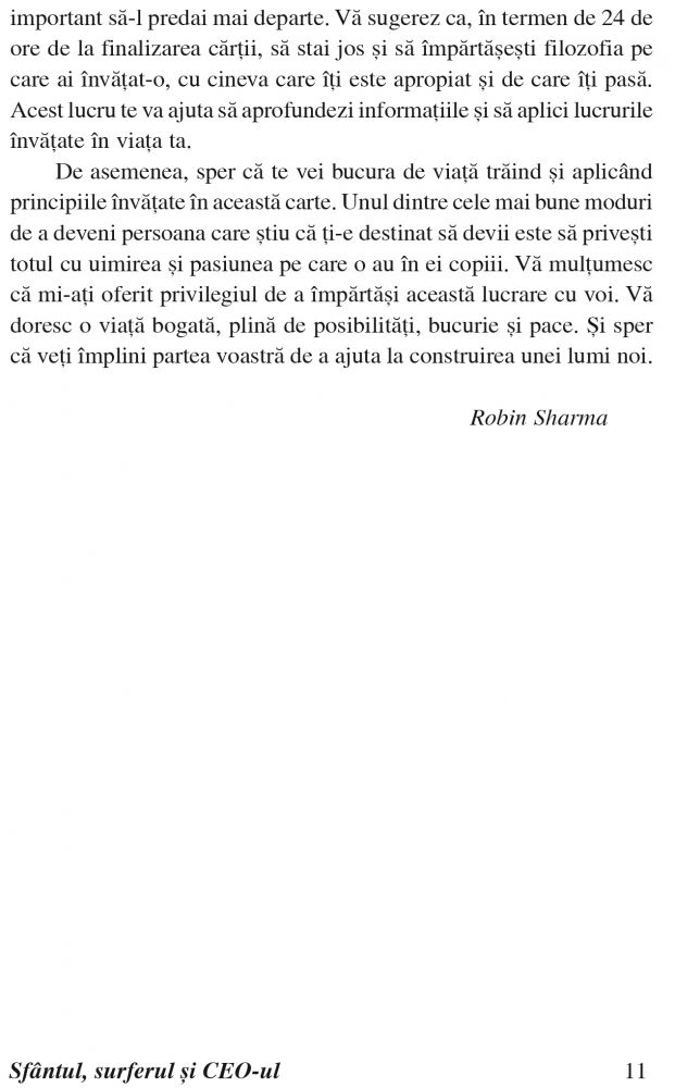 Sfantul, surferul si CEO-ul  de Robin Sharma [10]