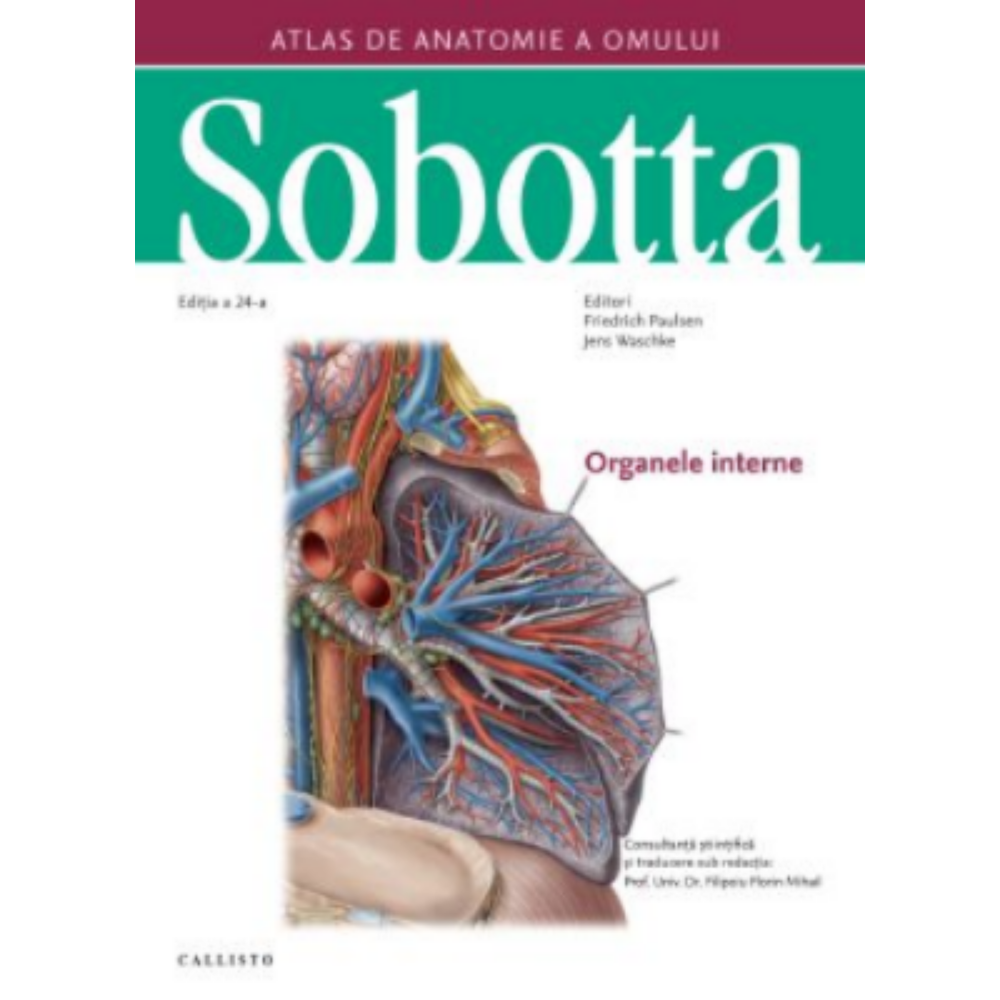 Sobotta Atlas de anatomie a omului, Organele interne, volumul 2 de Friedrich Paulsen [1]