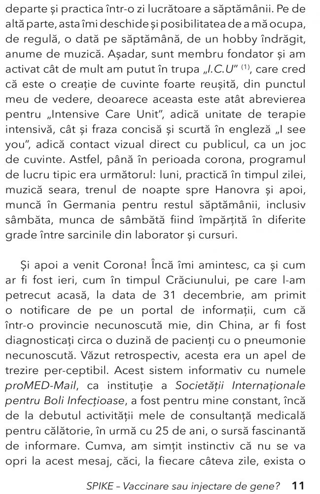 SPIKE. Vaccinare sau injectare de gene? de Prof. Dr. Med. Martin Haditsch [7]