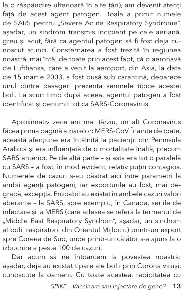 SPIKE. Vaccinare sau injectare de gene? de Prof. Dr. Med. Martin Haditsch [9]