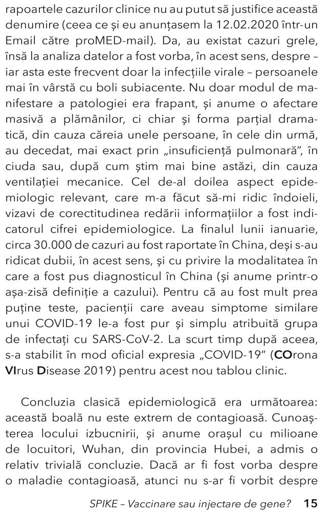 SPIKE. Vaccinare sau injectare de gene? de Prof. Dr. Med. Martin Haditsch [11]