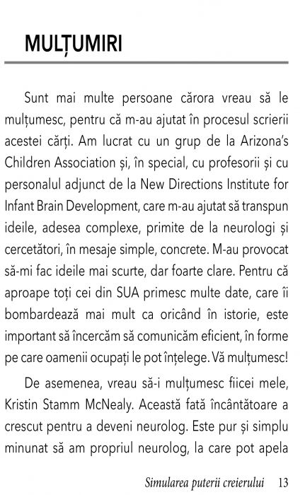 Stimularea puterii Creierului de Jill Stamm [7]