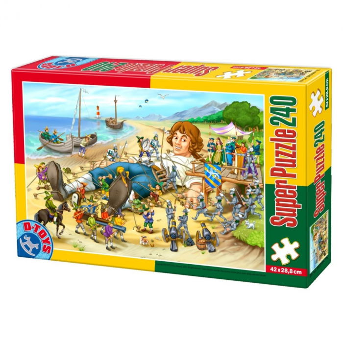 Super Puzzle Calatoriile lui Gulliver 240 Piese D-TOYS [1]