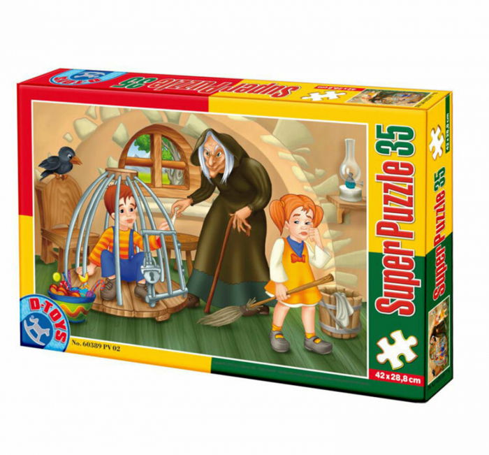 Super Puzzle Hansel si Gretel 35 piese D-TOYS [1]