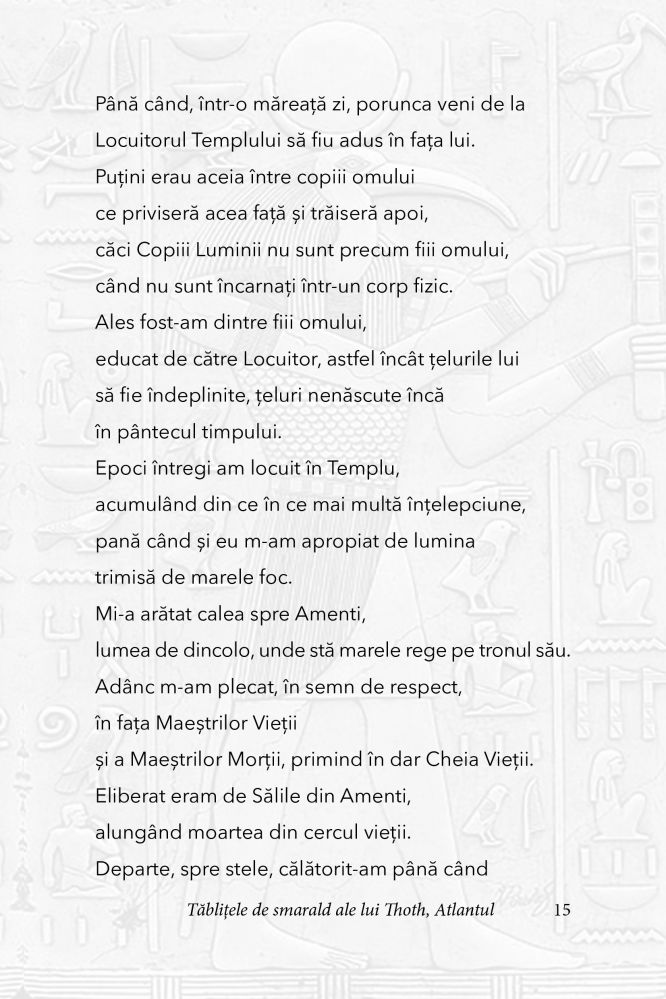 Tablitele de smarald ale lui Thoth, Atlantul [8]