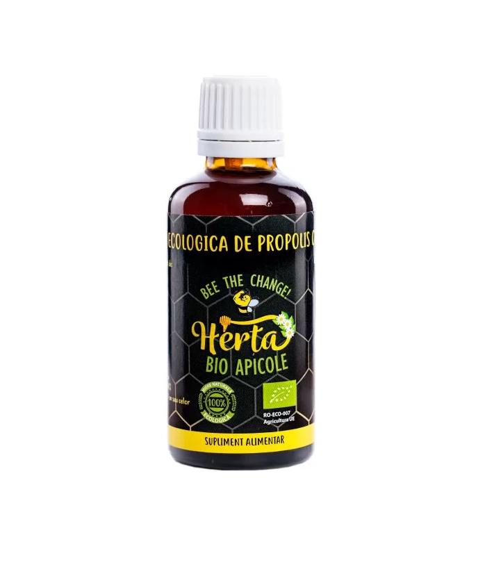 Tinctura de Propolis Ecologic cu Alcool cu picurator – 50 ml [1]