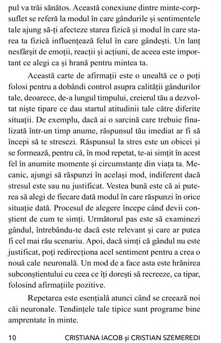 Topeste credintele limitative cu afirmatii pozitive de Cristiana Iacob [5]