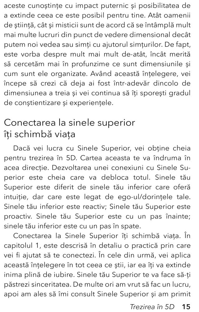Trezirea in 5D. Ghid practic pentru transformarea multidimensionala de Maureen J. St. Germain [6]