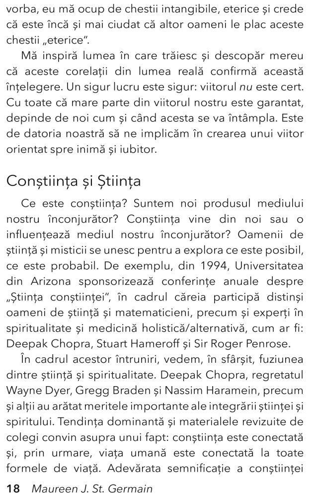 Trezirea in 5D. Ghid practic pentru transformarea multidimensionala de Maureen J. St. Germain [9]