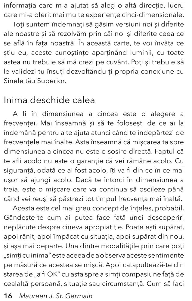 Trezirea in 5D. Ghid practic pentru transformarea multidimensionala de Maureen J. St. Germain [7]