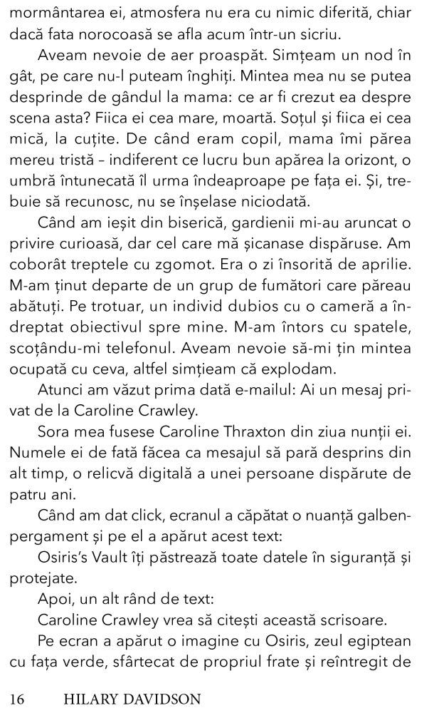 Ultima ei suflare de Hilary Davidson [8]