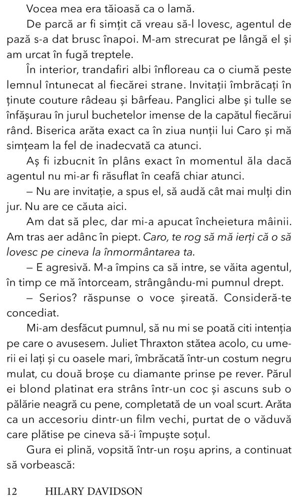 Ultima ei suflare de Hilary Davidson [4]