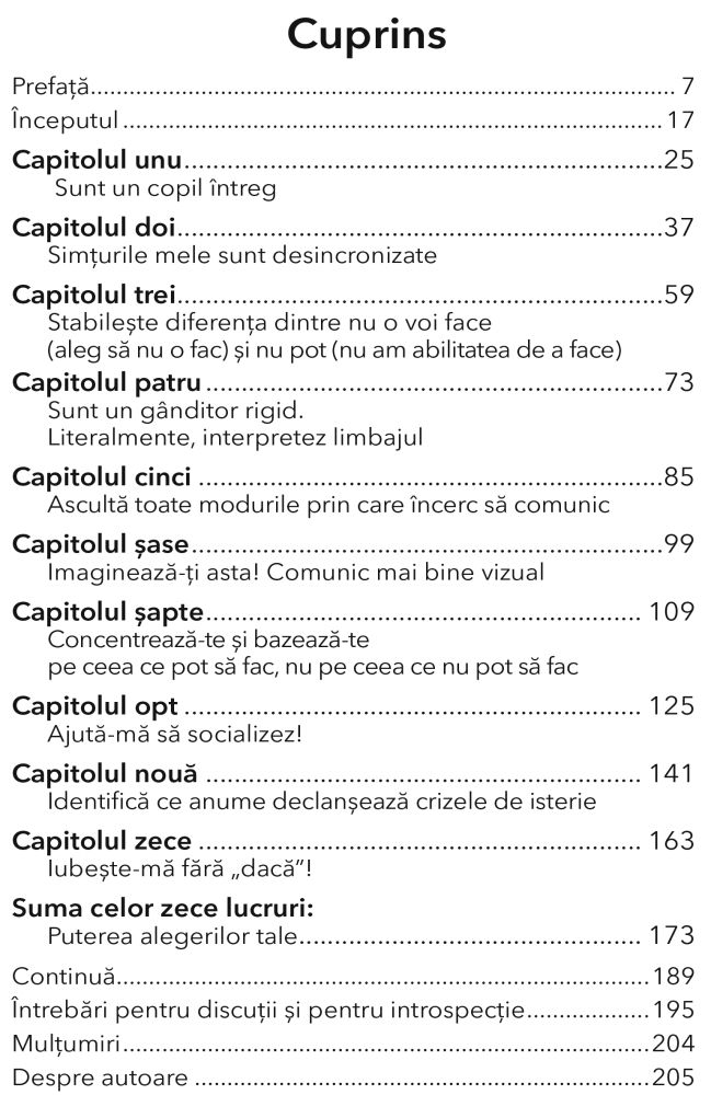 Zece lucruri pe care orice copil cu autism isi doreste sa le stie de Ellen Notbohm [2]