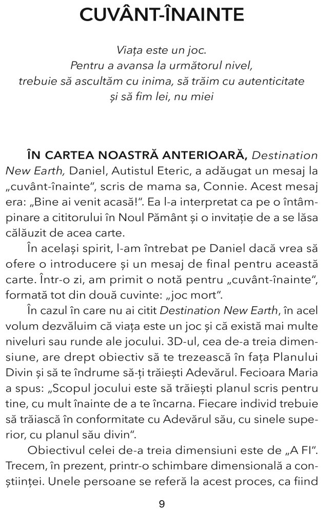 Zei in joc. Mesaje despre Trezirea si Schimbarea Constiintei [4]