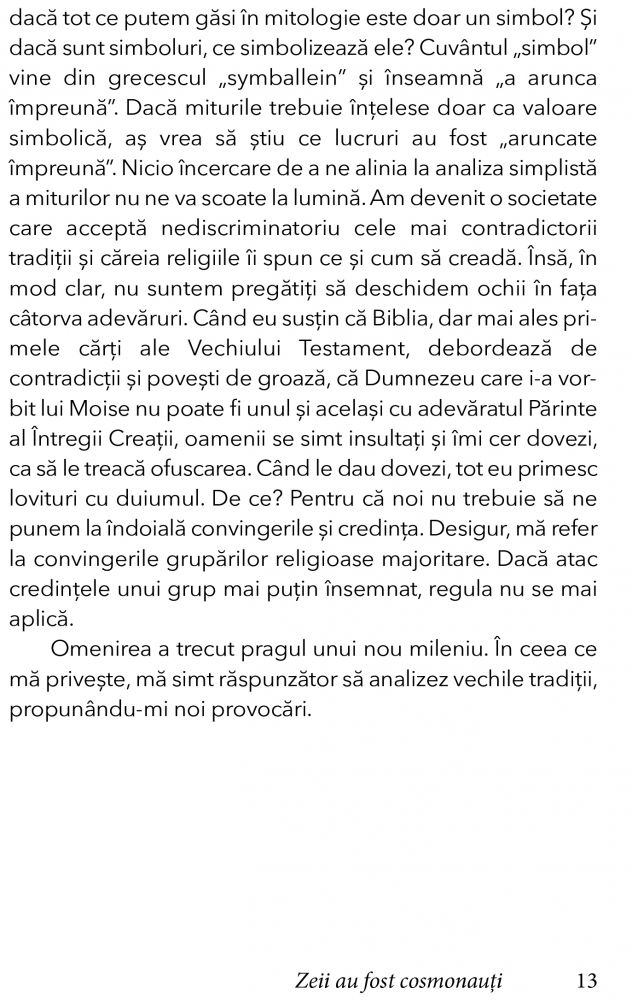 Zeii au fost cosmonauti de Erich von Daniken [9]