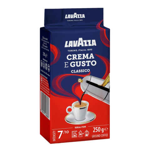Cafea - Cafea macinata Lavazza Crema e Gusto, 250 g