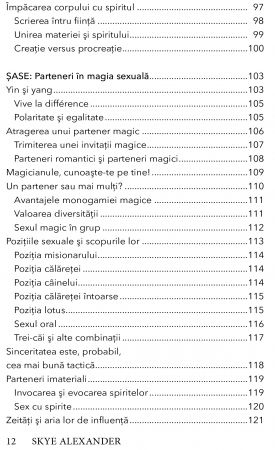 Sex Magic - Pentru Incepatori de Skye Alexander [7]