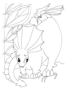 Dinozauri jucausi - carte de colorat [1]