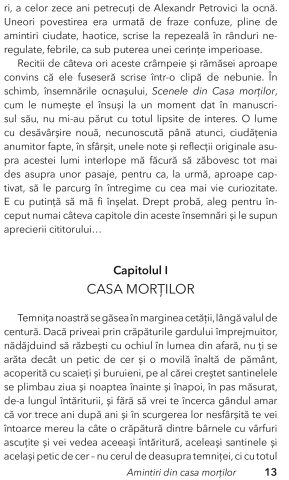 Amintiri din Casa Morților – Feodor Dostoievski [9]