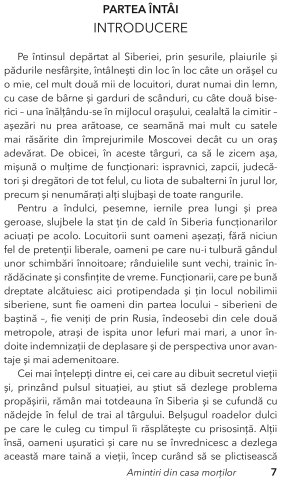 Amintiri din Casa Morților – Feodor Dostoievski [3]