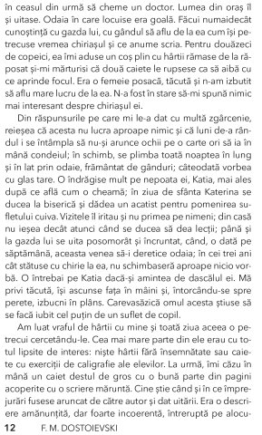 Amintiri din Casa Morților – Feodor Dostoievski [8]