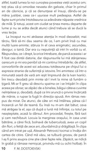 Amintiri din Casa Morților – Feodor Dostoievski [6]