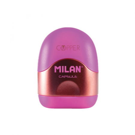 Ascutitoare plastic simpla cu container - Copper MILAN