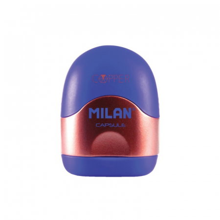 Ascutitoare plastic simpla cu container - Copper MILAN