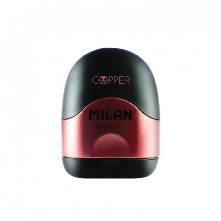 Articole Birotica - Ascutitoare plastic simpla cu container - Copper MILAN