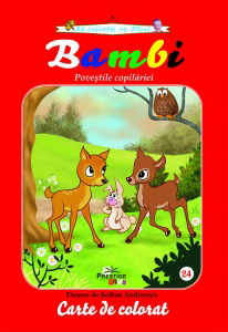 Bambi - carte de colorat