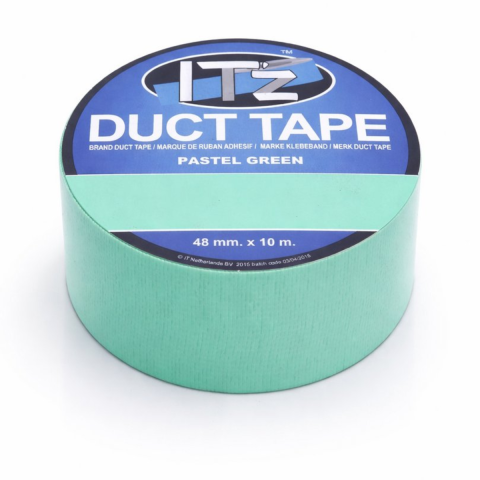 Adezivi si benzi adezive - Banda adeziva Itz Duct Tape, 10 m x 4.8 cm, Green Pastel