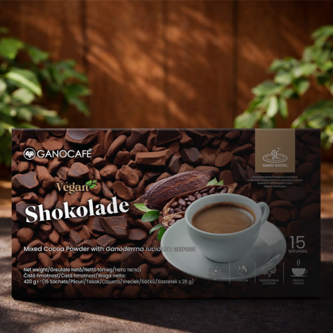 Cafea GanoCafe Vegan Shokolade, 15 plicuri x 28 g [1]