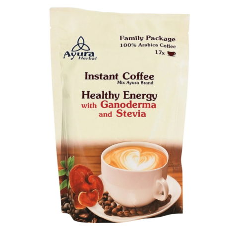 Cafea Instant cu ganoderma si stevie Mix Family, 250 g