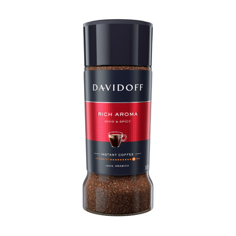 Ceai si Cafea - Cafea instant Davidoff Vivid & Spicy, intensitate 10/12, 100 g