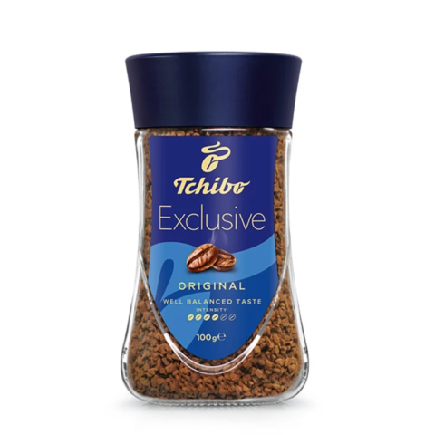 Ceai si Cafea - Cafea instant Tchibo Exclusive Original, intensitate 4/6, 100 g