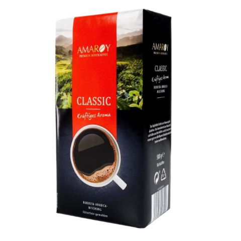 Cafea - Cafea macinata, Amaroy Classic, 500 g